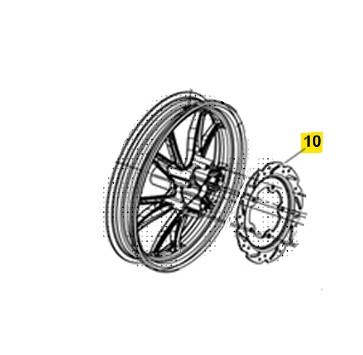 Sym symphony st 50 euro5 50 disco freno anteriore 2021 2021