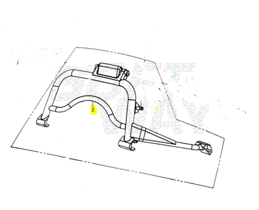 Sym symphony 125 cavalletto centrale 2009 2009 ay12w-t