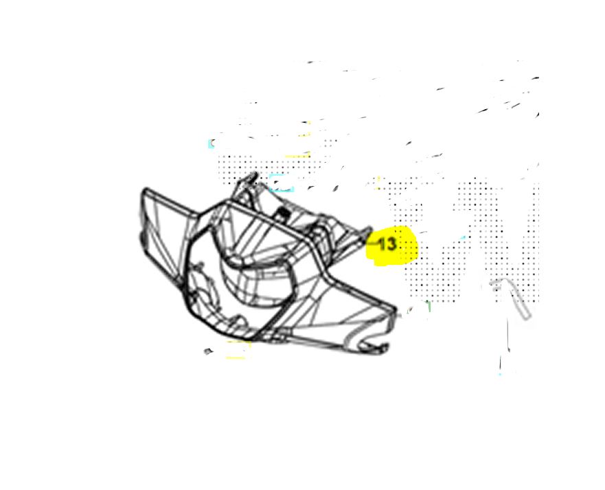 Sym symphony 125 faro fanale anteriore 2020 2022 xf12w1-it