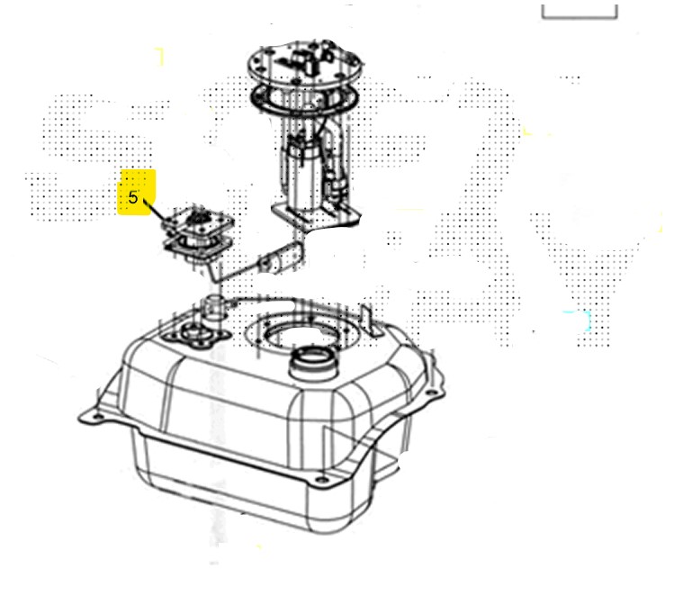 Sym symphony 200 galleggiante sonda livello carburante 2024 2024 xf20w2-it