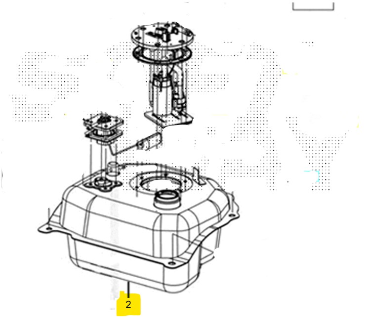 Sym symphony s 125 serbatoio benzina carburante 2016 2016 ay12w8-eu