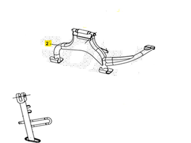 Sym jet 4 125 cavalletto centrale 2024 2024 xcb12c1cn-eu