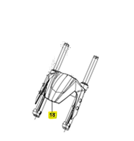 Sym jet 4 125 parafango ruota anteriore bianco opaco 2024 2024 xcb12c1cn-eu