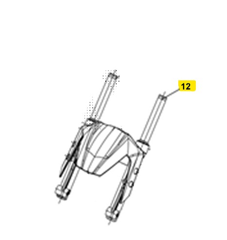 Sym jet 4 125 fodero e stelo forcella sinistro 2024 2024 xcb12c1cn-eu