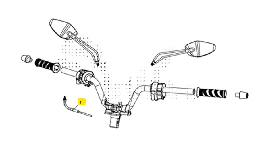 Sym jet x 125 cavo guaina gas acceleratore 2025 2025 kc12av-eu