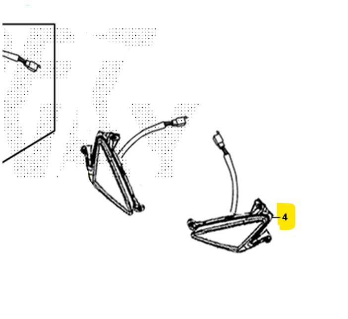 Sym jet 4 r 2t 50 freccia anteriore sinistra 2012 2014 jd05w1-6