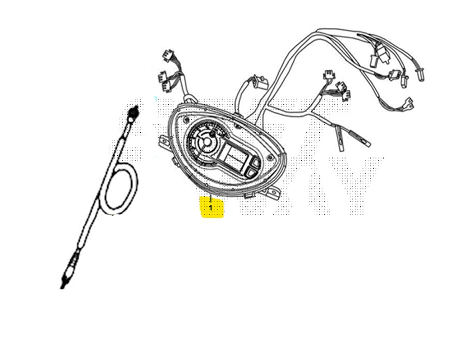 Sym symphony sr 125 strumentazione contachilometri tachimetro 2022 2022 az12w8-eu