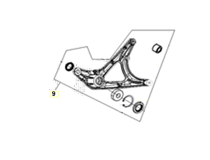 Sym jet 14 evo 125 staffa supporto scarico marmitta 2024 2024 xcb12c1cn-eu