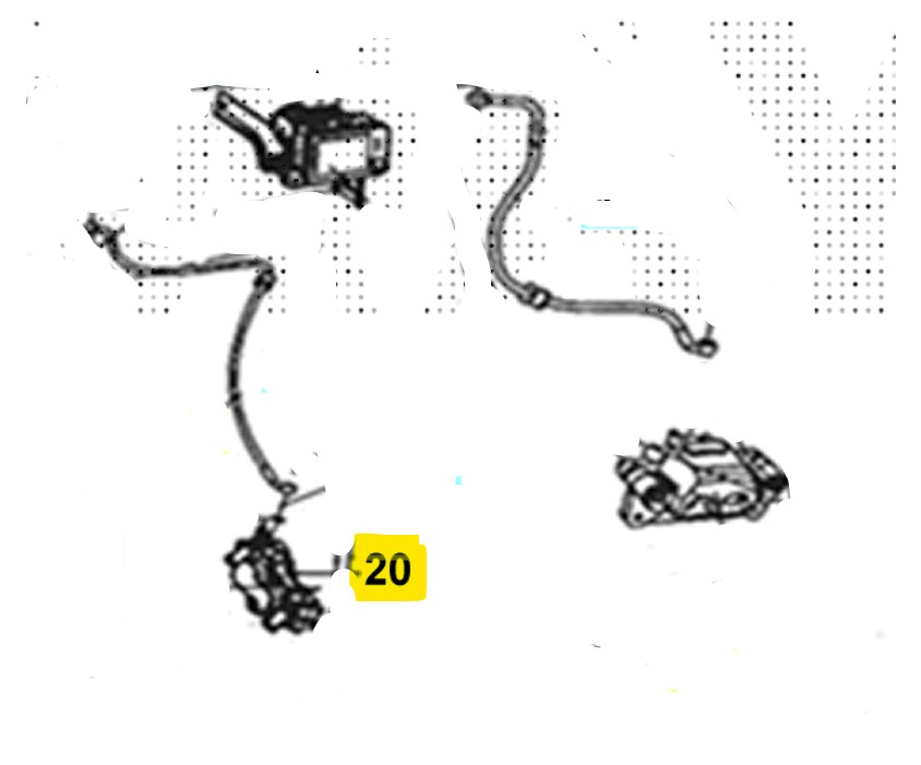 Sym adx 300 euro5+ 300 pinza freno anteriore 2024 2024 tea30t1cn-eu
