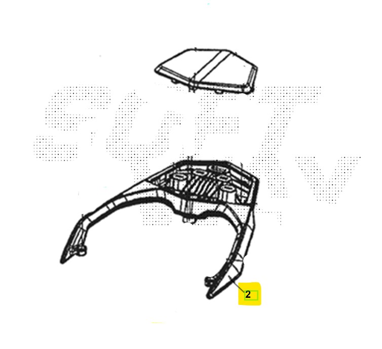 Sym joyride 300 maniglione portapacchi posteriore 2022 2022 lj30w2-eu
