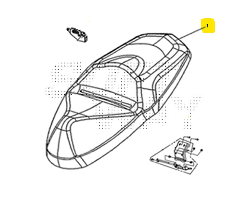 Sym joyride 300 sella 2022 2022 lj30w2-eu