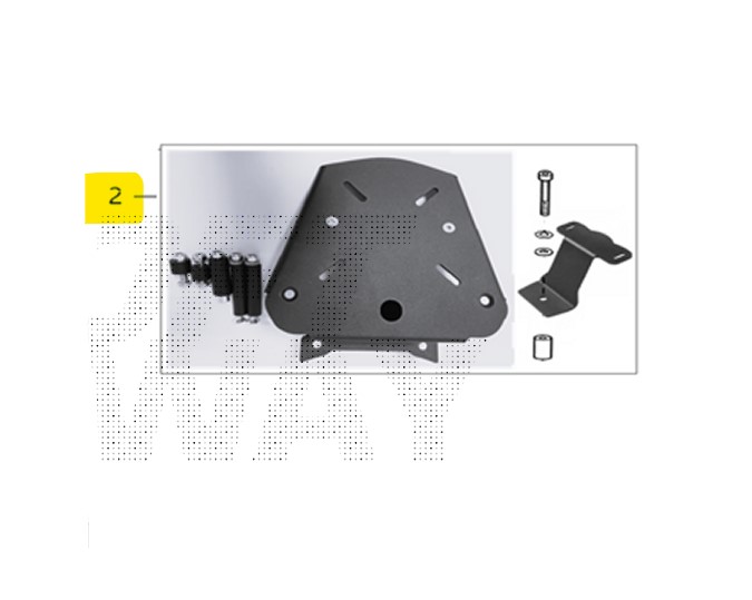 Sym adx 300 kit piastra fissaggio bauletto 2024 2024 tea30t1cn-eu