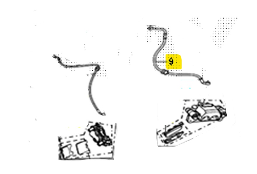 Sym adx 300 tubo freno posteriore b 2024 2024 tea30t1cn-eu