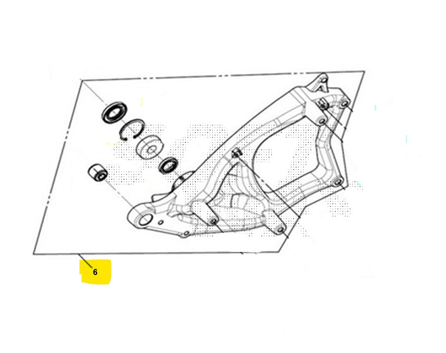 Sym maxsym gt 400 staffa supporto marmitta 2024 2024 lz40w2-eu